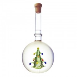Sticla unicat, cadou ideal pentru sarbatorile de craciun, sarbatorile de iarna. Sticla cu bradut in interior.